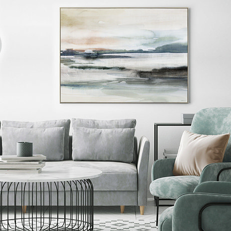 Illusion framed canvas