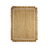 Iona Scallop Edge Jute Rug - Natural carousel image