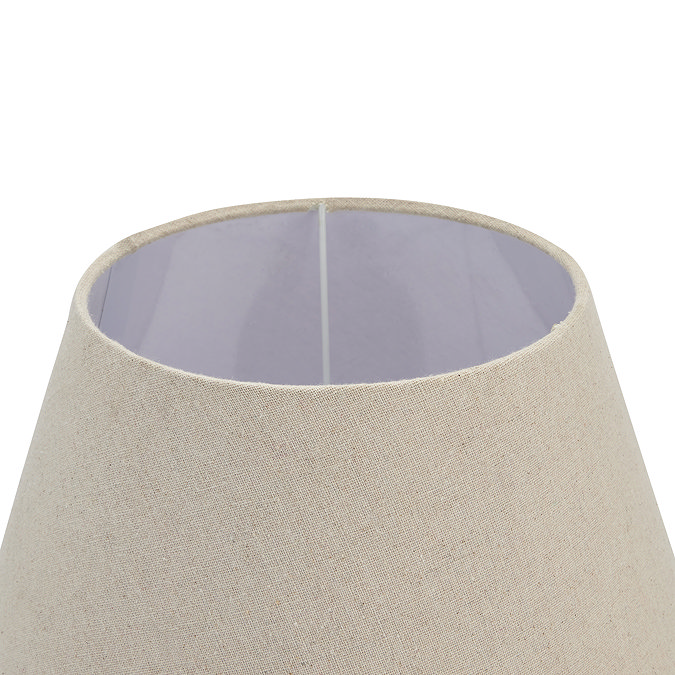 Incia Urn Wooden Table Lamp in Brown