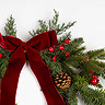 Iris Real Touch Half Wreath