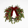 Iris Real Touch Half Wreath
