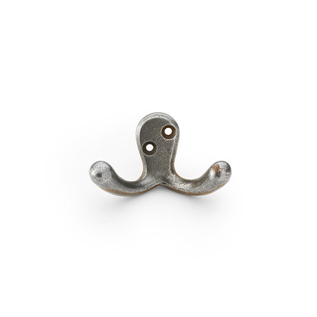 isen collection antique iron double robe hook image