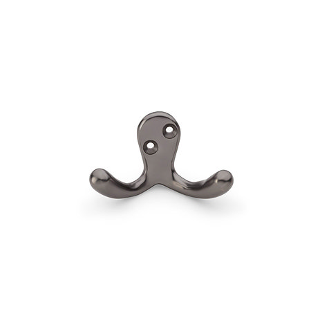 isen collection dark bronze double robe hook image
