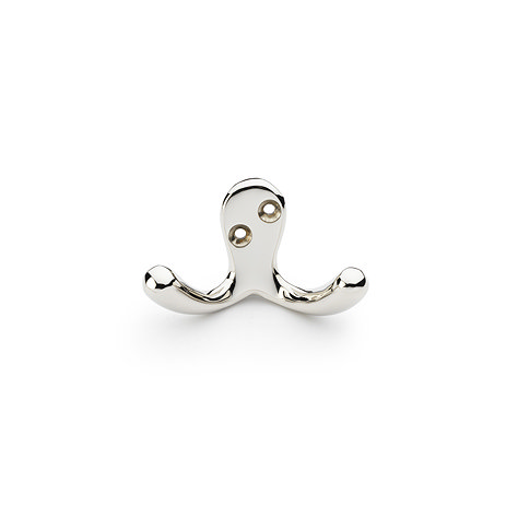 Isen Collection polished nickel double robe hook image