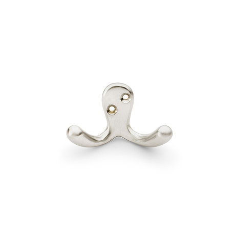 isen collection satin nickel double robe hook image