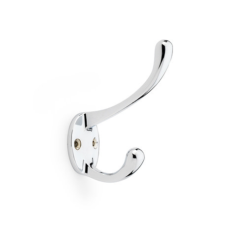 Isen Collection polished chrome hat and coat hook