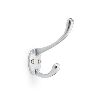 Isen Collection satin chrome hat and coat hook image