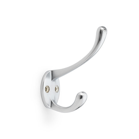 Isen Collection satin chrome hat and coat hook image