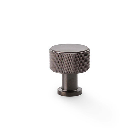 Dark Bronze PVC Knurled Cabinet Knob