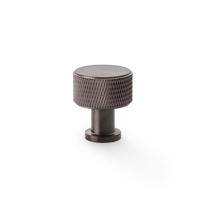 Dark Bronze PVC Knurled Cabinet Knob