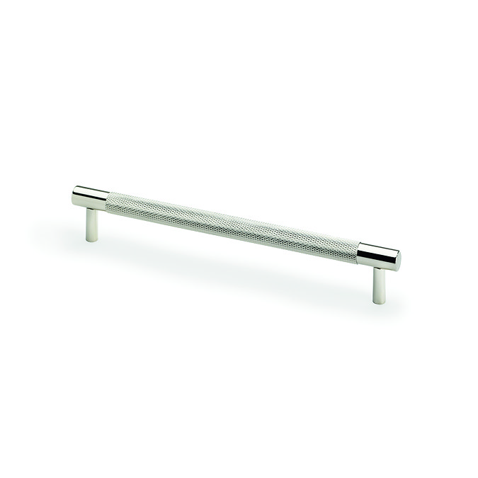 cut out of polished nickel 192mm cabinet handle