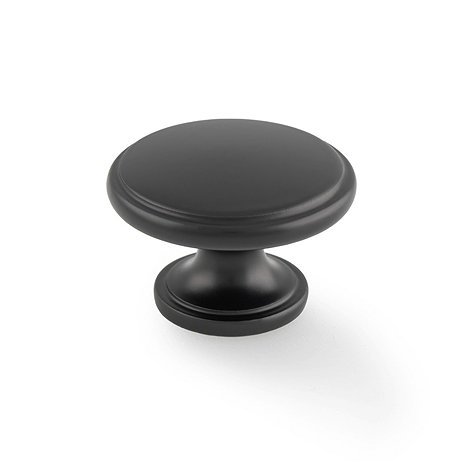 Isen Black Plain cabinet knob