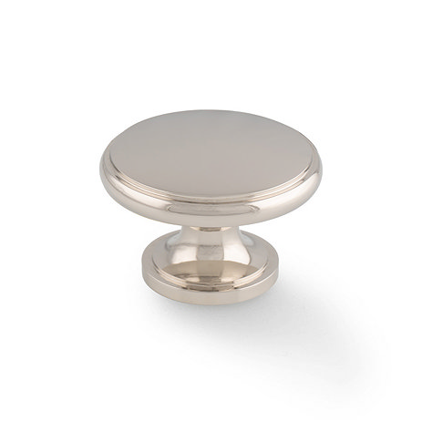 Isen Polished Nickel plain cabinet knob