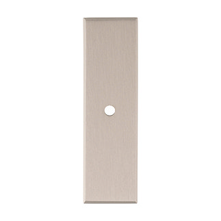 Isen Satin Nickel rectangular backplate image