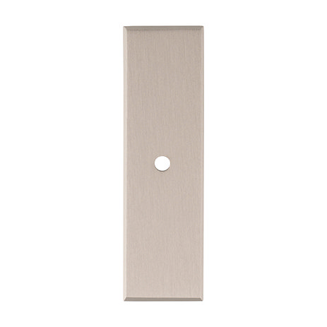 Isen Satin Nickel rectangular backplate image