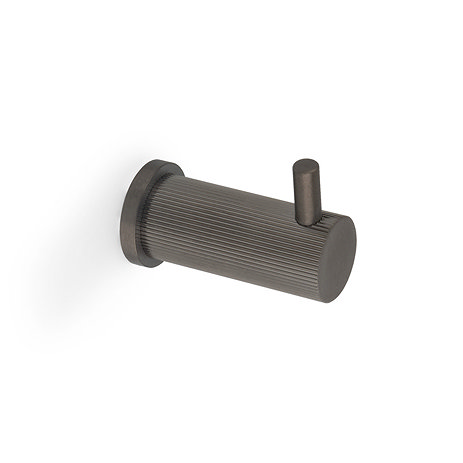 Isen Collection dark bronze reeded coat hook