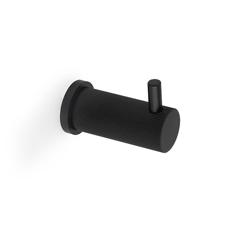 Isen Collection black reeded coat hook image