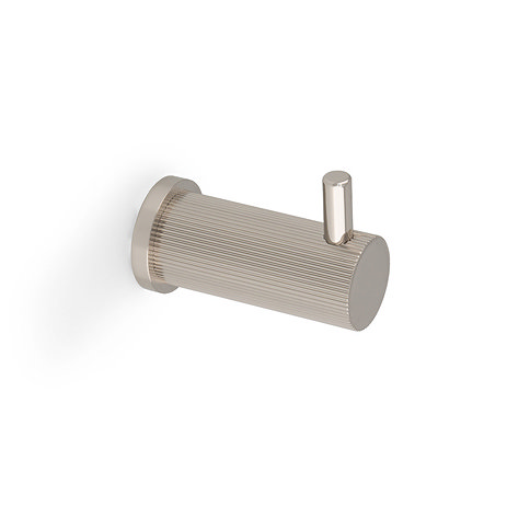 Isen Collection polished nickel reeded coat hook