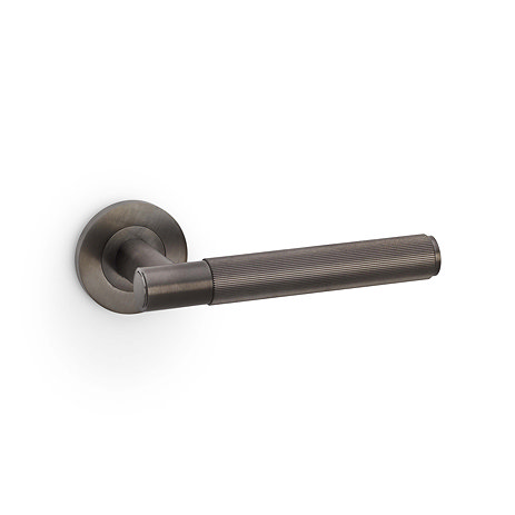 isen reeded model I dark bronze door handle image
