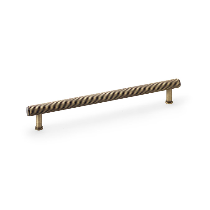 cut out of 224mm antique brass bar cabinet handle