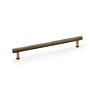 cut out of 224mm antique brass bar cabinet handle