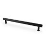 cut out of 224mm matt black bar cabinet handle
