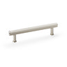 cut out of 128mm satin nickel reeded bar cabinet handle