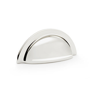 Isen polished nickel cup pull handle image