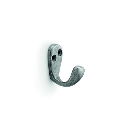 isen antique iron single robe hook image