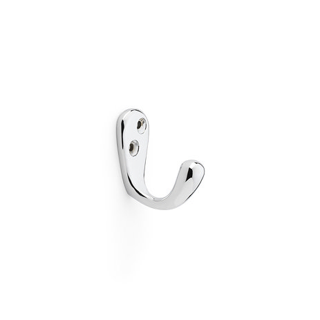 isen collection polished chrome single robe hook image