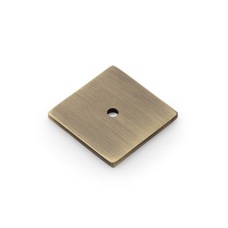 Isen Collection Square Backplate in antique brass image
