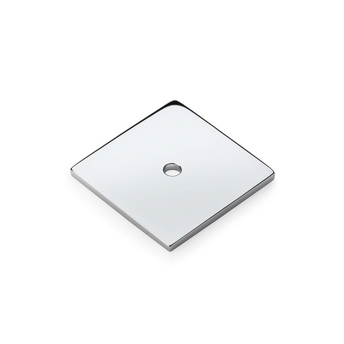 Isen Square Backplate in Polished Chrome Image