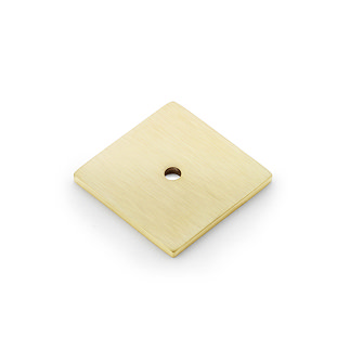 Isen Satin Brass Square Backplate image