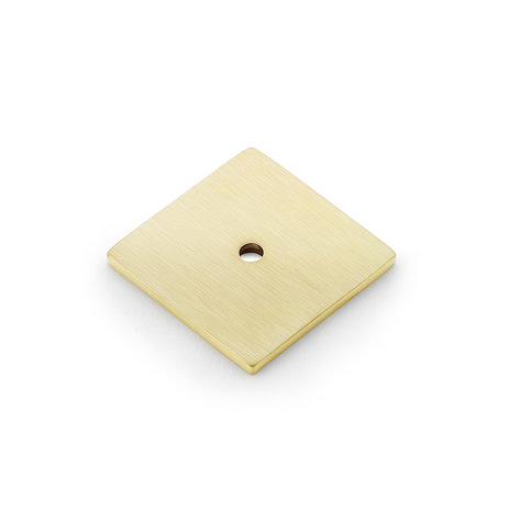 Isen Satin Brass Square Backplate image