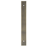 Antique Brass Rectangular T-Bar cabinet handle backplate image
