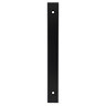 Isen Black T-Bar Cabinet Handle Backplate image