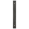 Isen Dark Bronze PVD T-Bar handle cabinet backplate