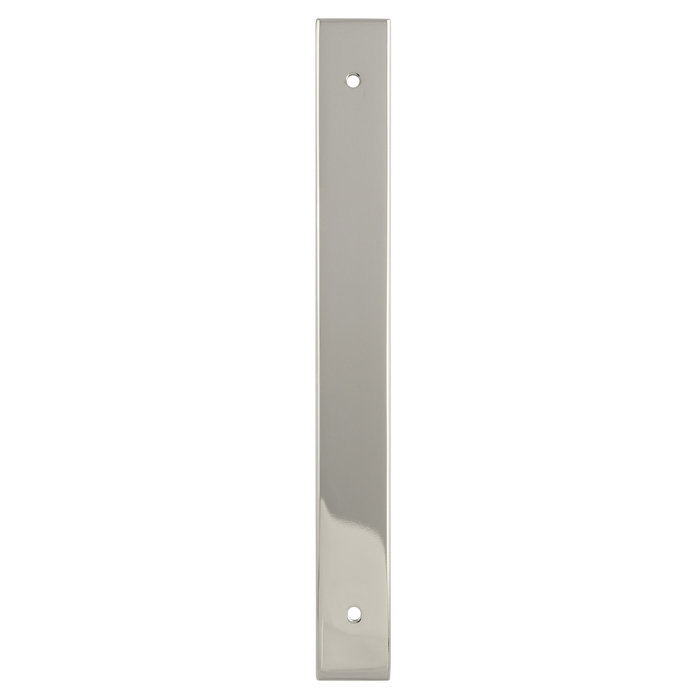 Isen Polished Nickel T-Bar Cabinet Handle backplate image