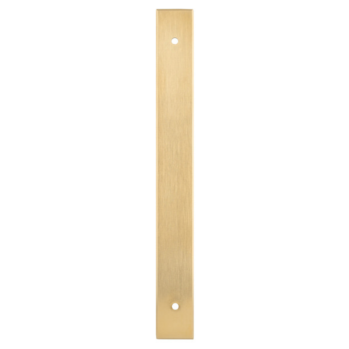 Isen Satin Brass PVD T-Bar Cabinet Handle Backplate image