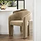Isla Velvet Dining Chair - Mole main image