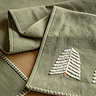 Willow embroidered trees table runner