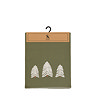 Willow embroidered trees table runner