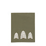Willow embroidered trees table runner