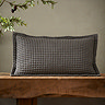 jaipur waffle grey cushion image