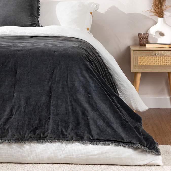 Jaye Bedspread Slate image 1