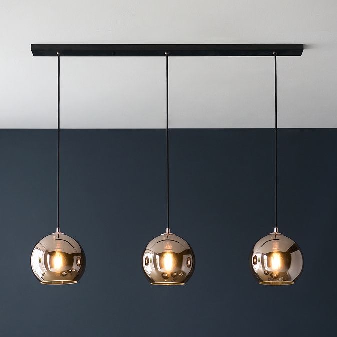Jerome 3 light linear pendant