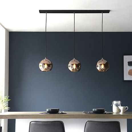 Jerome 3 light linear pendant