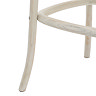 Jesper bar stool pair white and rattan
