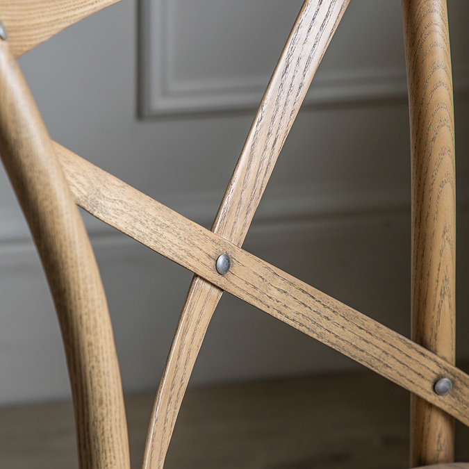 Jesper Rattan dining chair pair