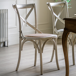 Jesper rattan dining chair pair